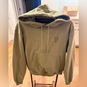 Burberry EKD Knight Graphic Hoodie - Olive Green